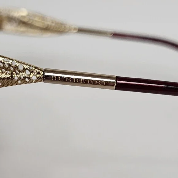 Burberry B4207 Women's Square Glasses Bordeaux 56mm *Option To Add RX Or Readers - Picture 9 of 13